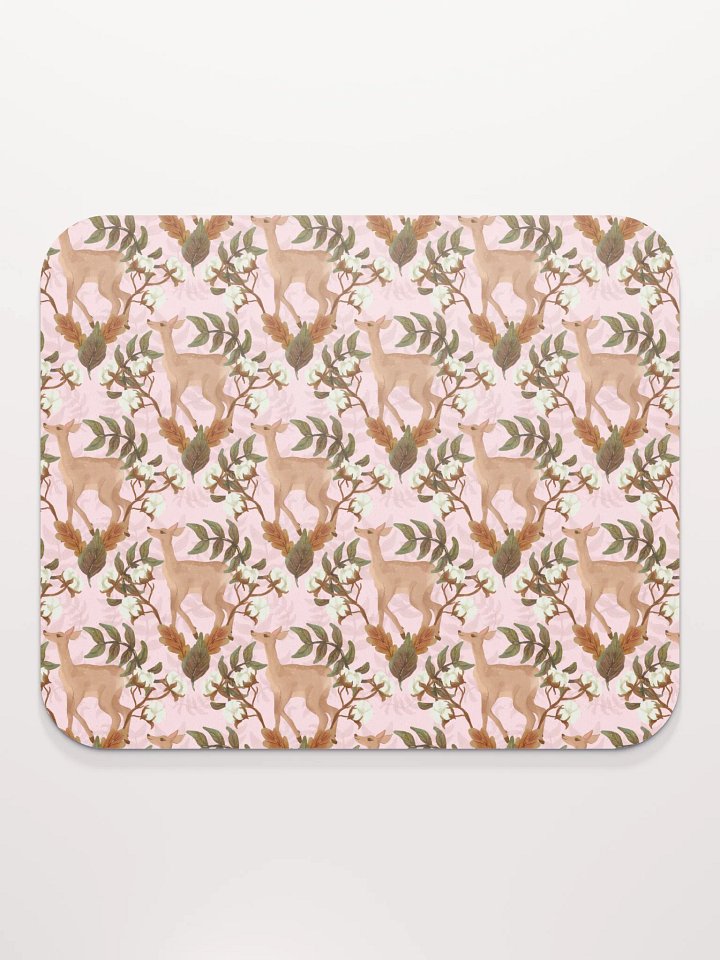 Fall in the Fields, Pink Mouse Pad product image (2)
