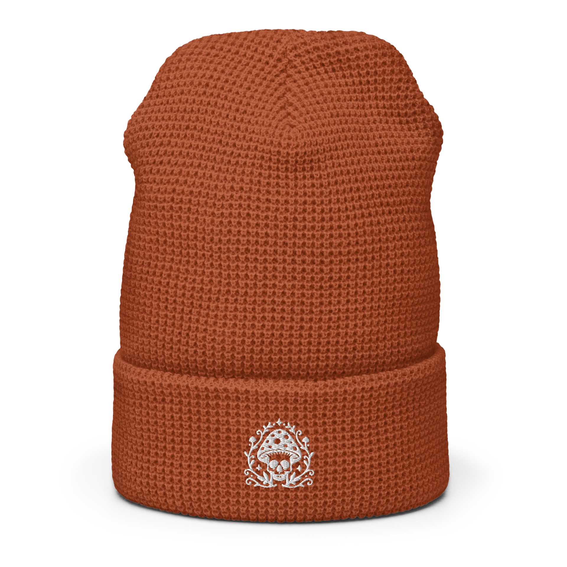 Militant Whimsy Waffle Beanie - White Logo product image (12)