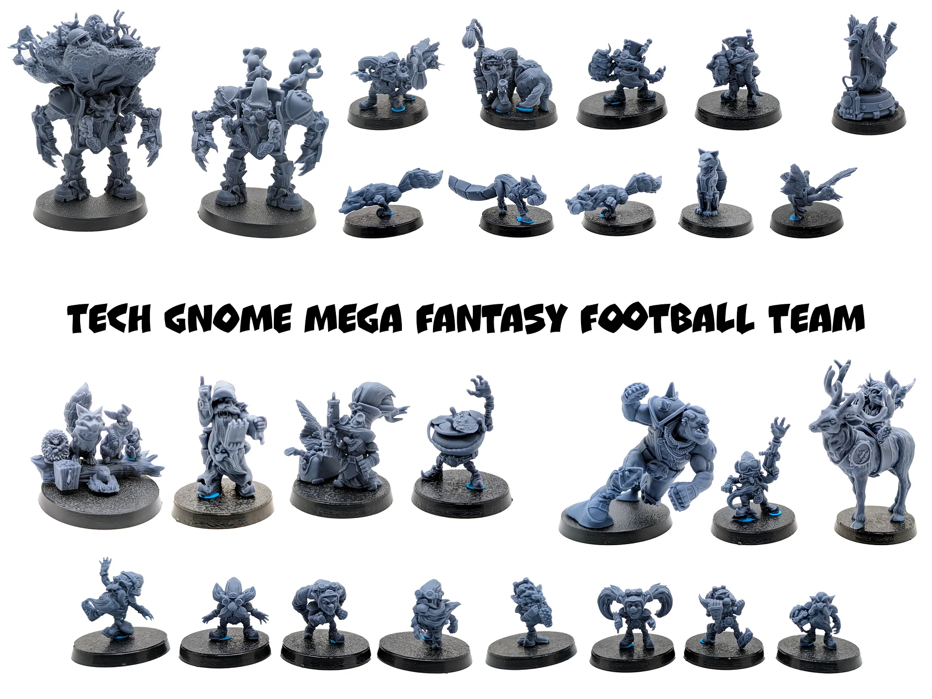 Tech Gnome Mega Fantasy Football Team - UGNI Miniatures product image (1)