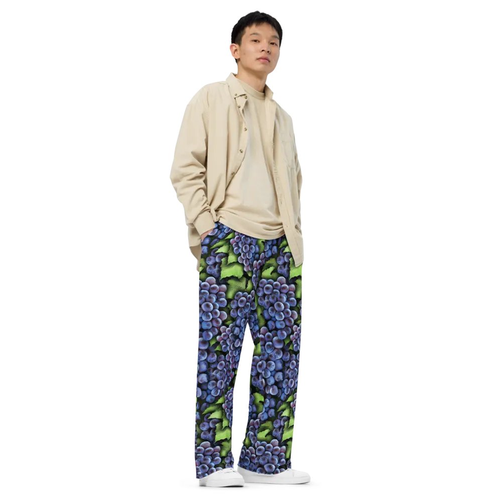 Grapes Pattern Wideleg Pants product image (3)