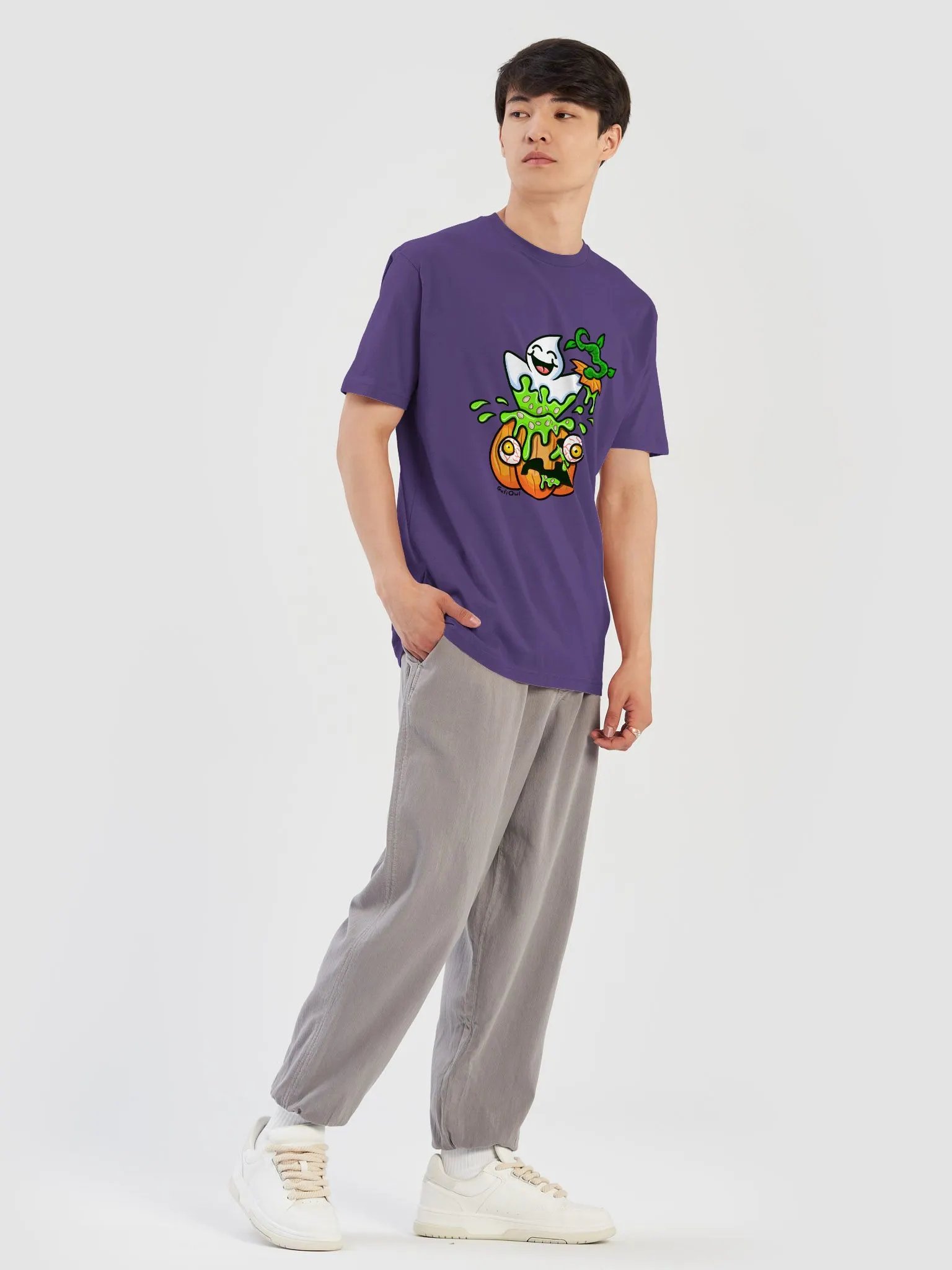 Pumpkin Ghost Shirt product image (7)