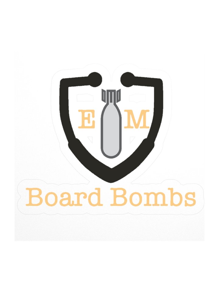 EM Board Bombs Official Logo Sticker product image (1)