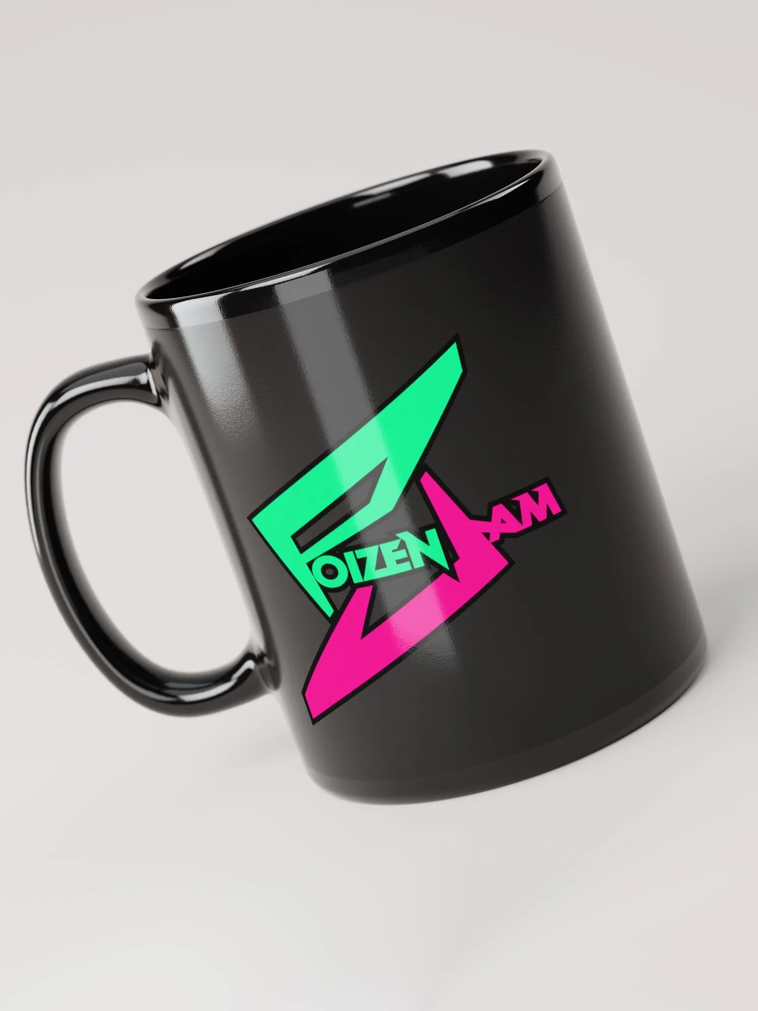 PoizenJam Logo Mug (Black) product image (5)
