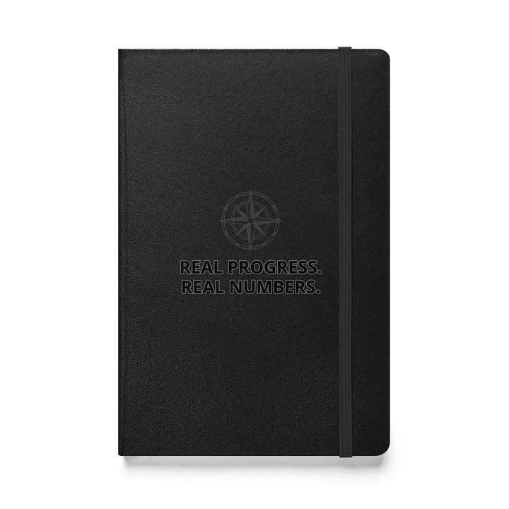 The Navigator’s Ledger: "Real Progress" UltraHyde Hardcover Journal product image (1)