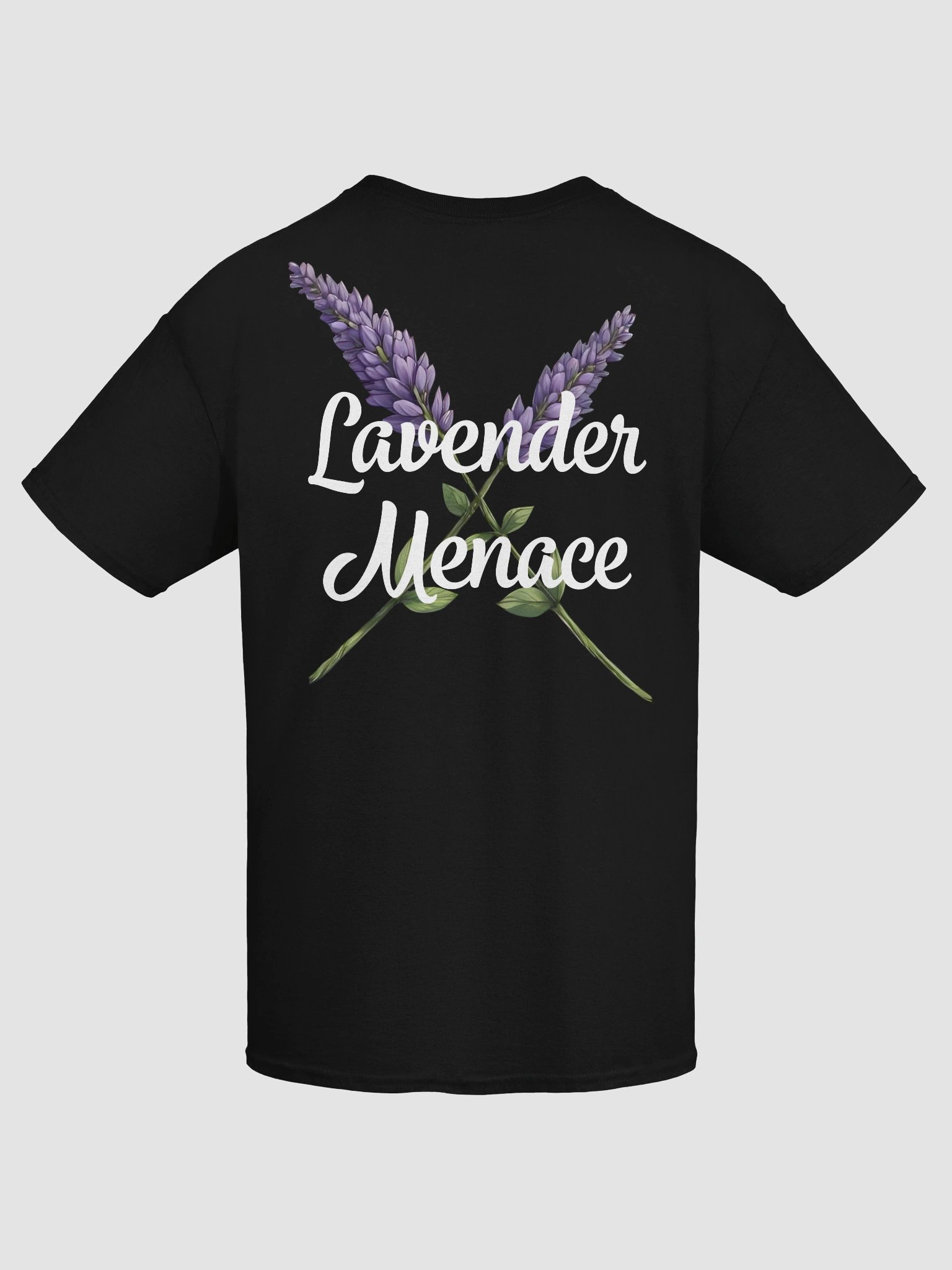 Lavender Menace - T-Shirt (Black) product image (1)
