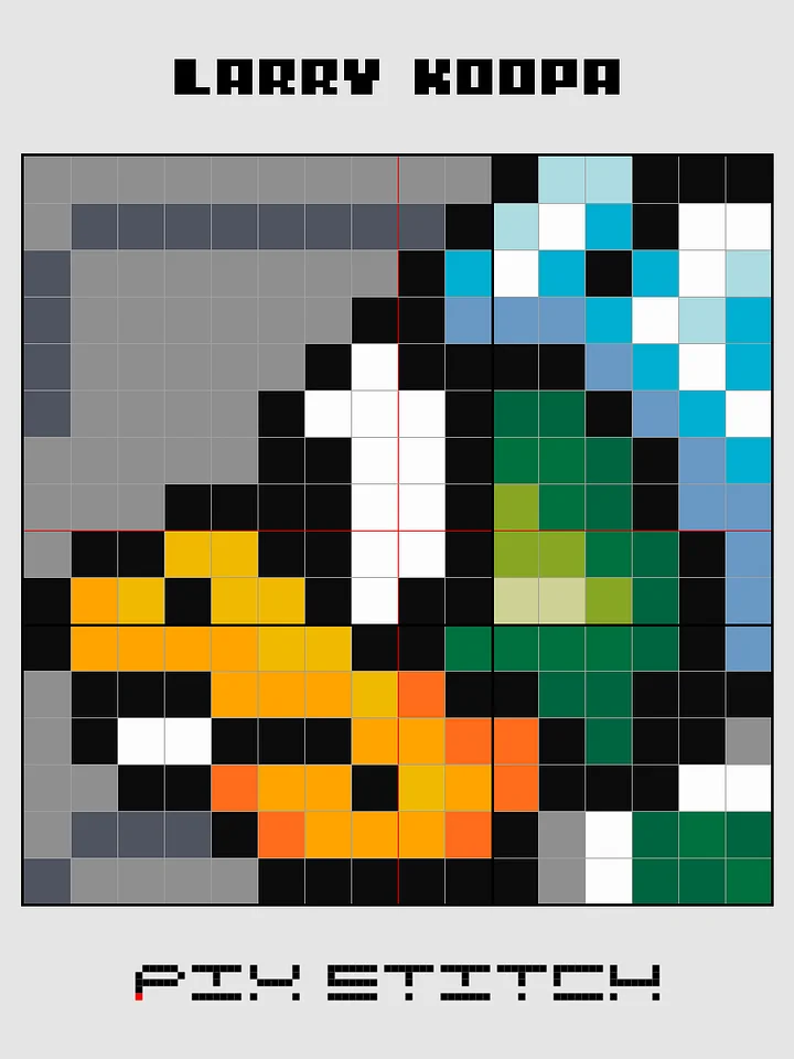 Larry Koopa Pixel Art product image (2)