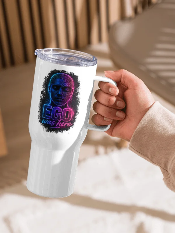 Neon Portrait Travel Mug with Handle product image (7)