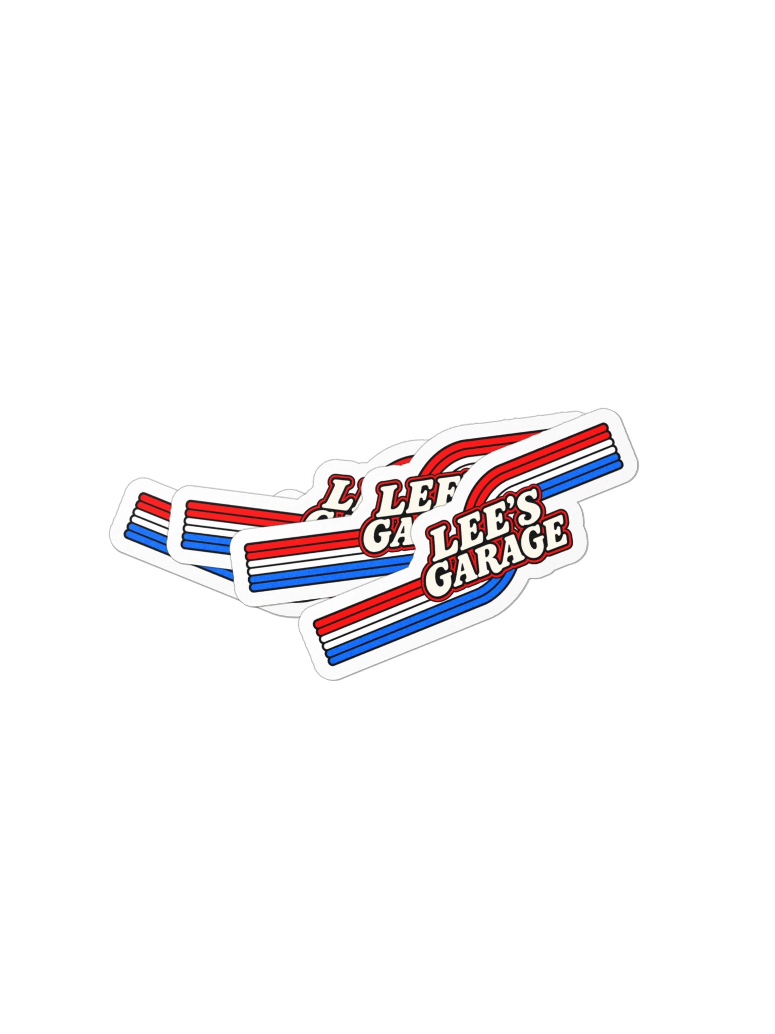 Lee's Garage Retro Stripes Decal product image (4)