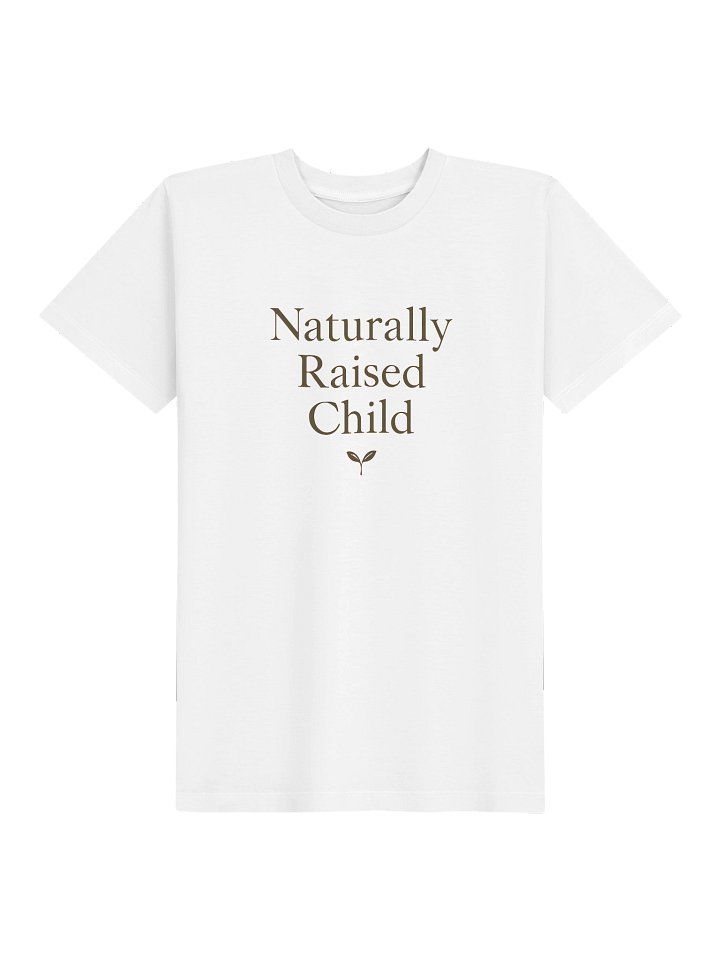 Kids: "Naturally Raised Child" Organic T-Shirt - Light product image (2)
