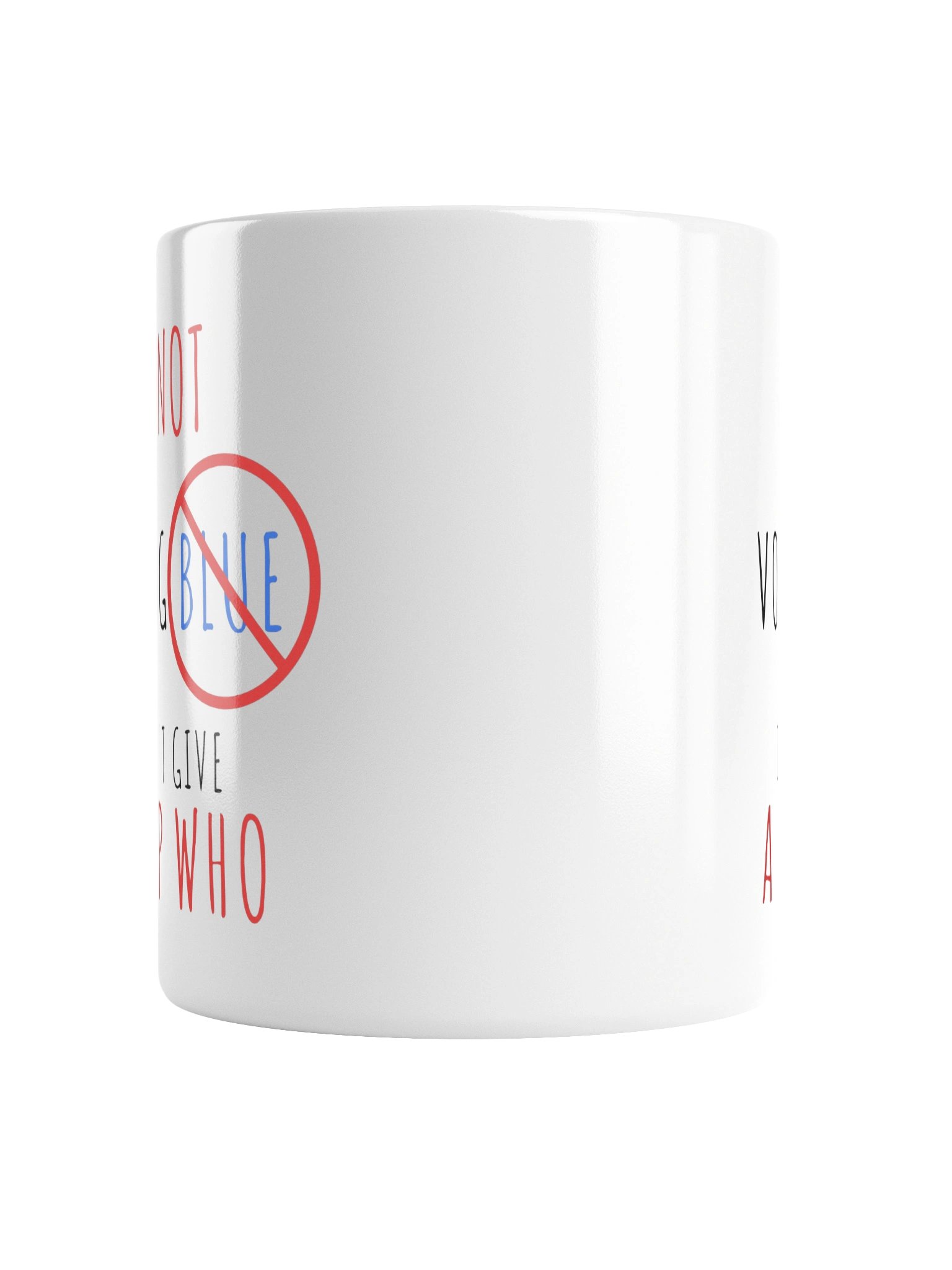 The Not Voting Blue Mug - White product image (4)