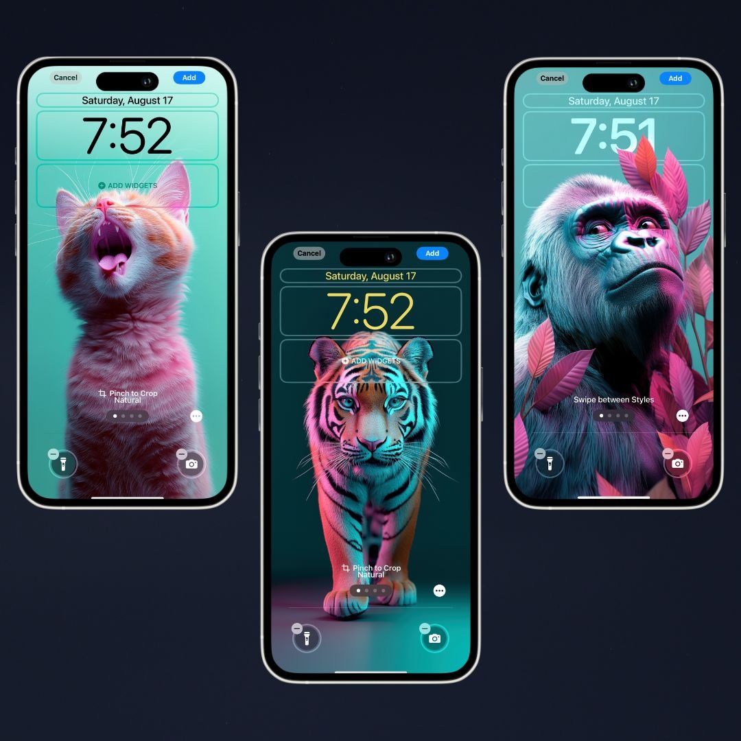 Untamed Beauty: Animal Portrait Wallpapers product image (1)