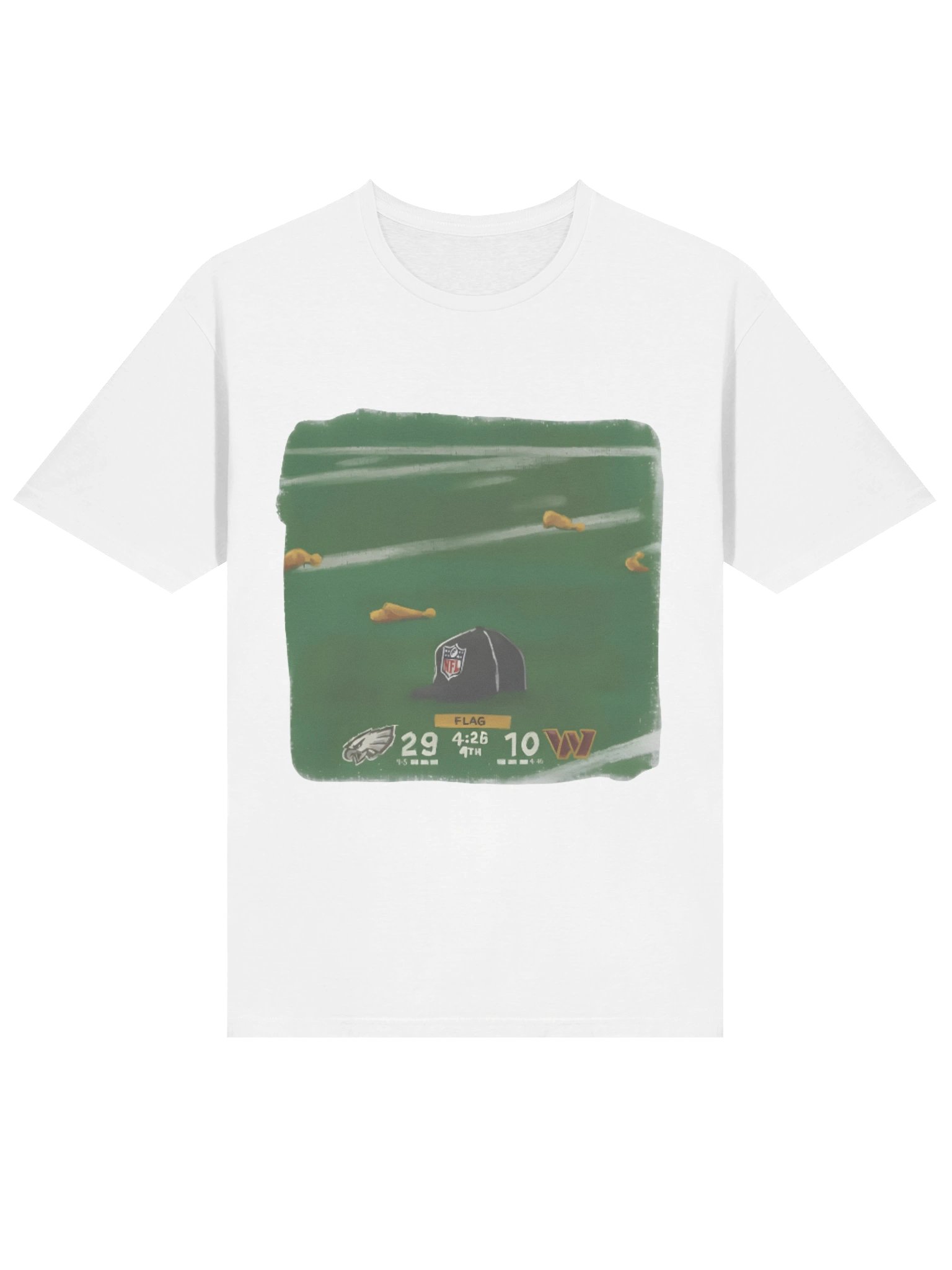 Eagles Vs Commanders Hat On The Field NFL Shirt product image (9)