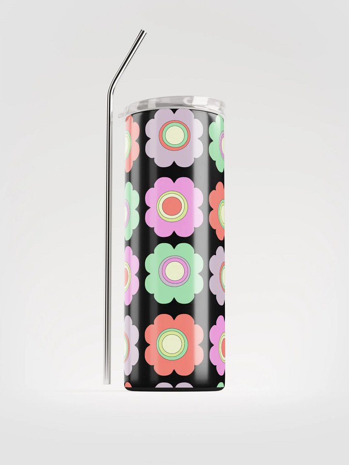 20 oz Stainless Steel Thermos cup, leak proof cup lid, Blossom Delight Tumbler Mug Flasks product image (1)