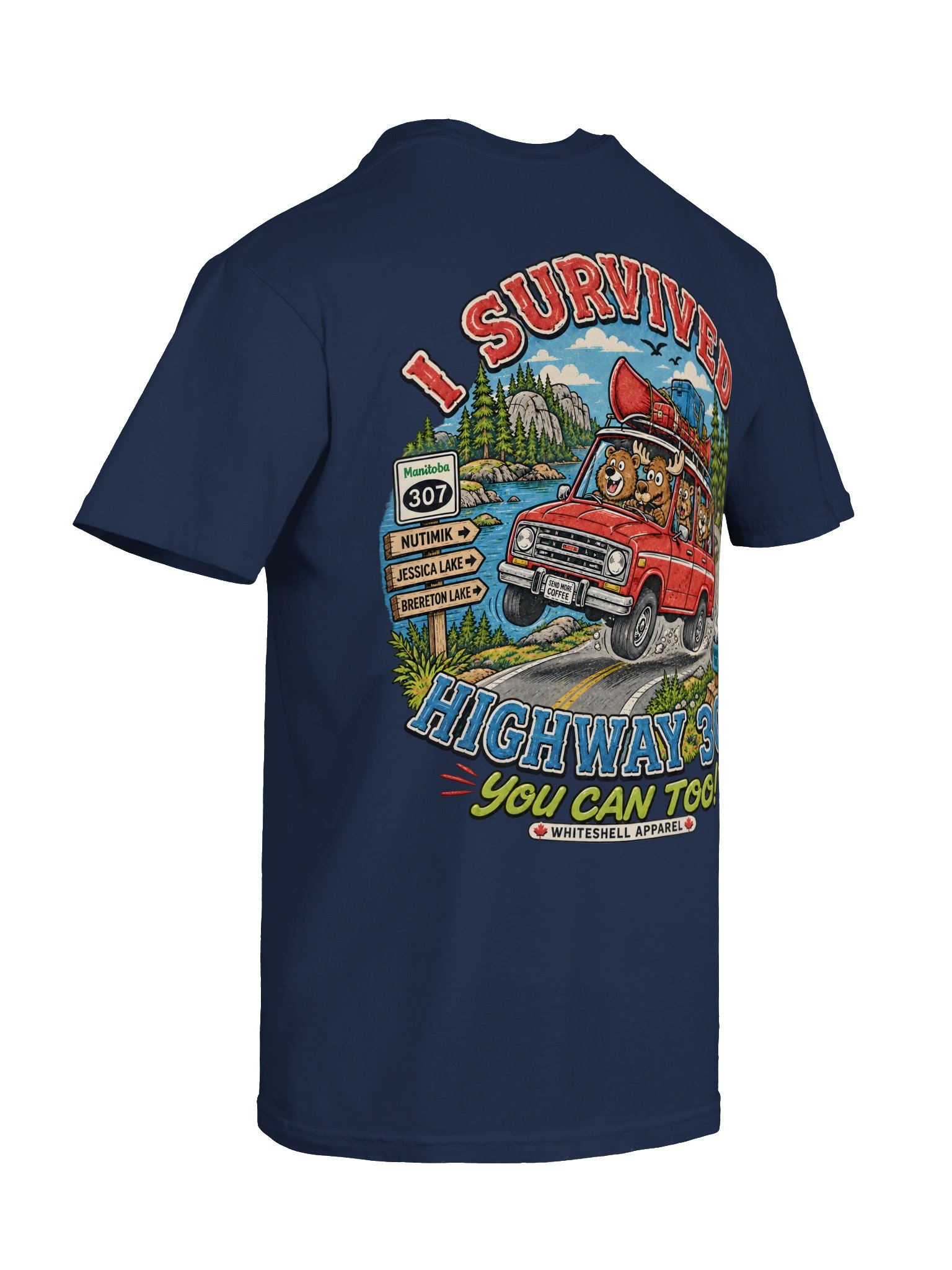 I Survived Highway 307 tee product image (8)
