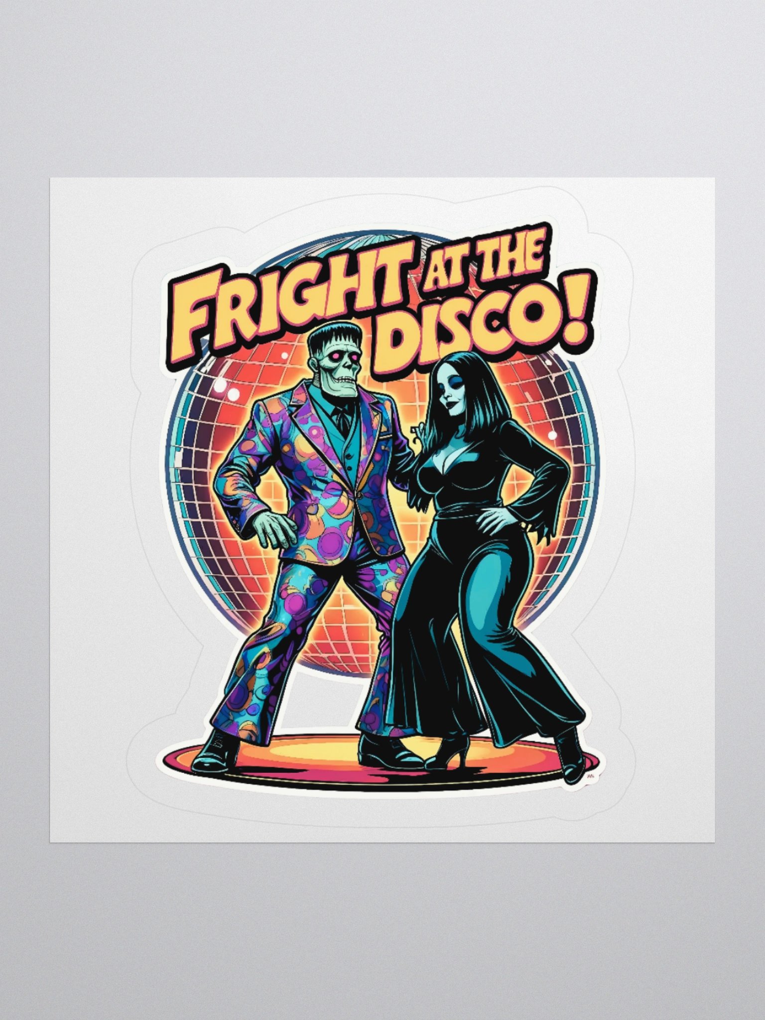 Fright at the Disco Kiss Cut Sticker product image (3)