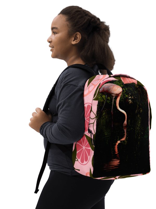 Design-backpack - Flamingo waterreflection (Pink Design) product image (1)