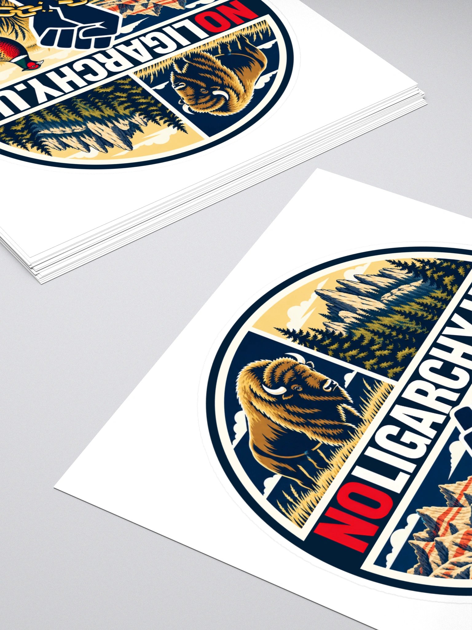 South Dakota NOLIGARCHY.US sticker product image (4)