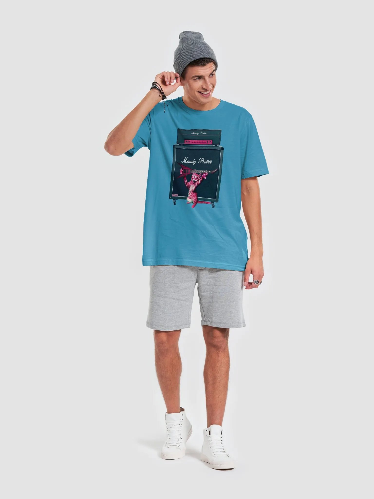 Amp & Guitar Cat Tee product image (6)
