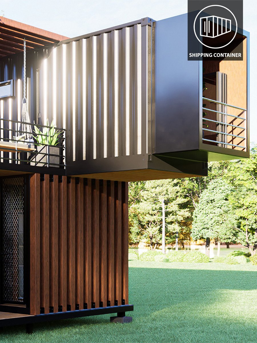 Shipping Container House 05 - Drawings\Blueprints CAD + PDF - Metric & Imperial product image (1)