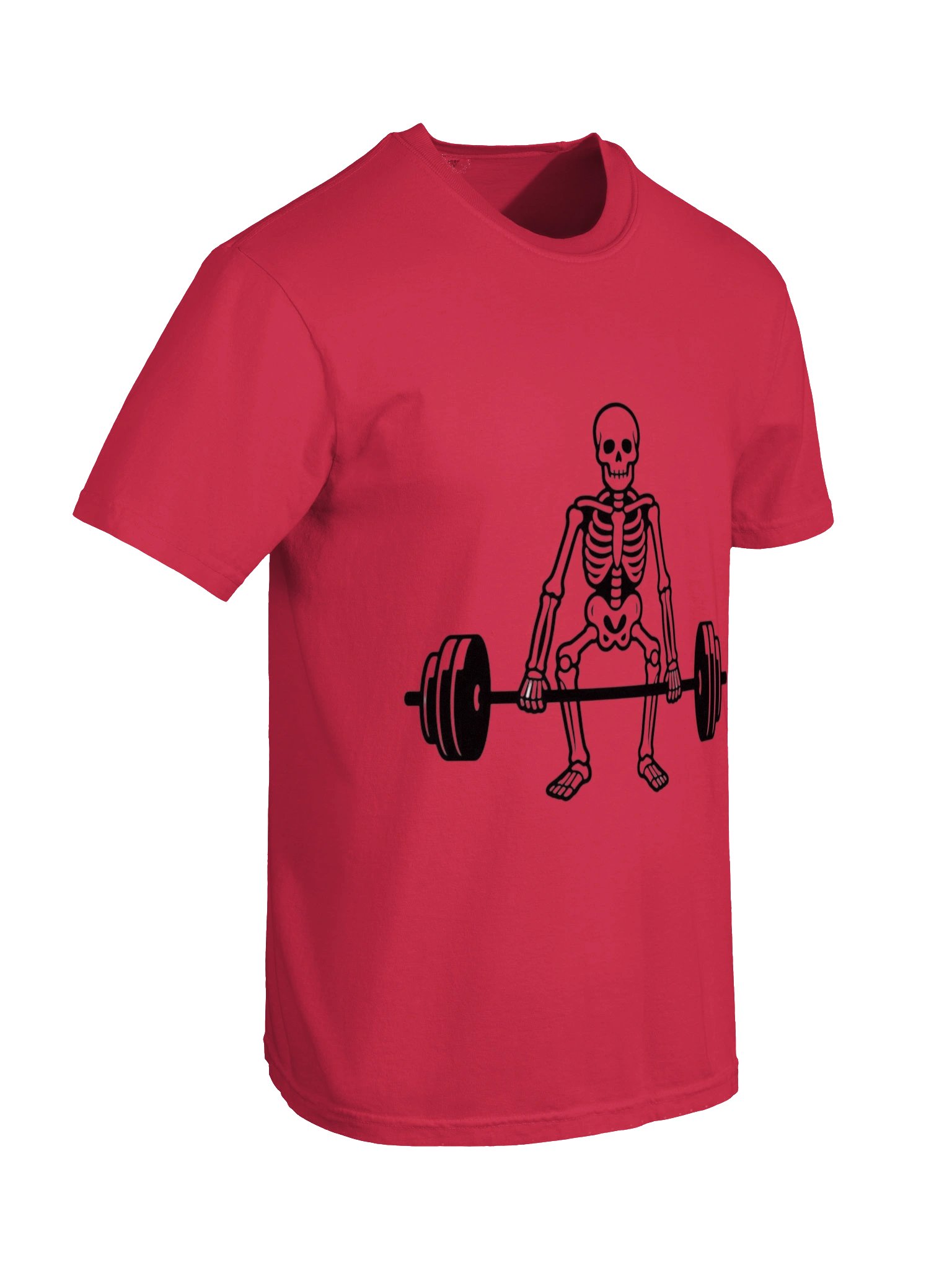 Skeleton Deadlift Tee | Funny Gym Shirt product image (5)