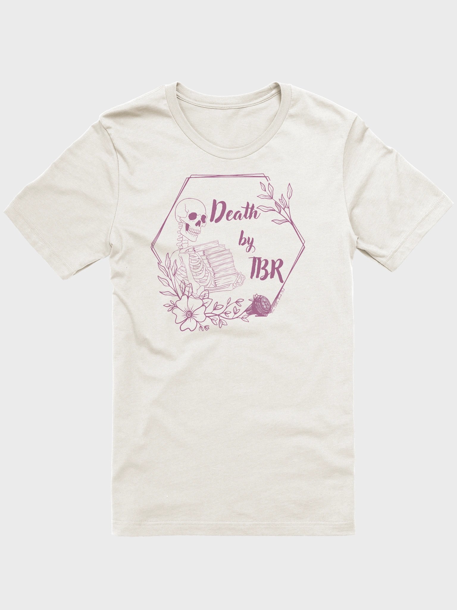 Death by TBR – Book Lover’s Tee product image (1)