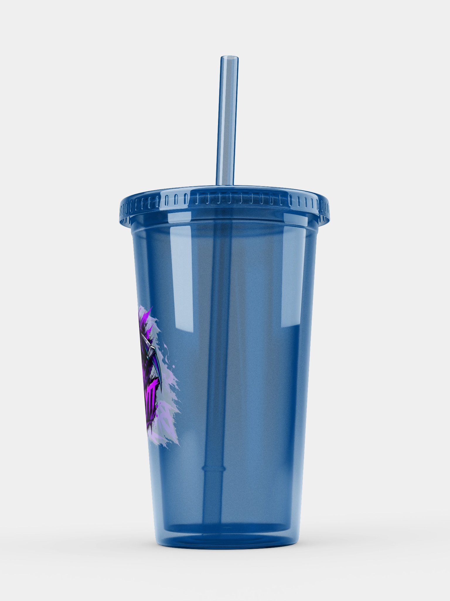 BRASS_YTT Double Wall Clear Plastic Tumbler | Motiv 1 product image (11)