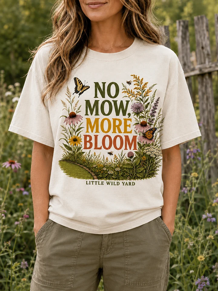No Mow, More Bloom T-shirt product image (6)