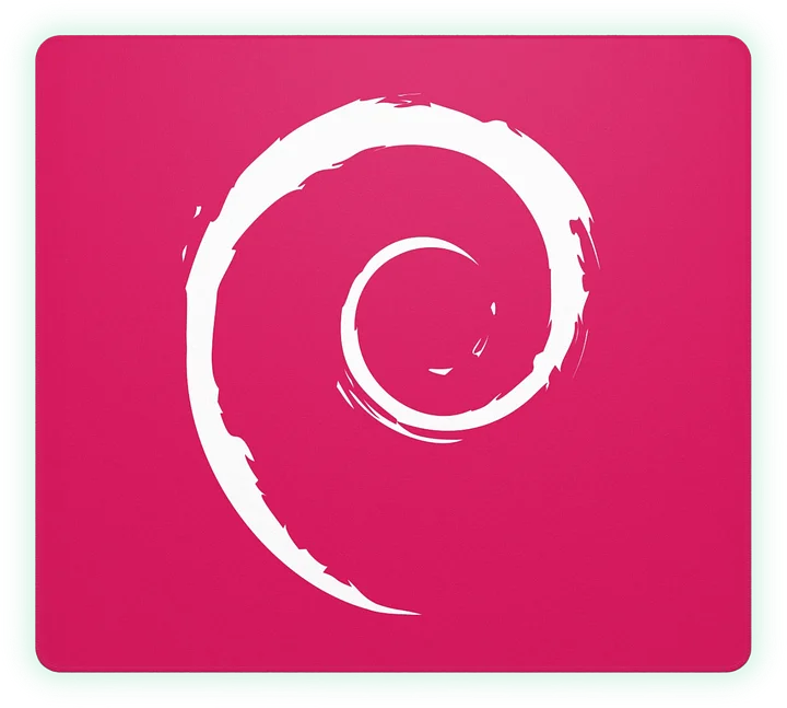 Gaming Mouse Pad with Debian Logo product image (1)
