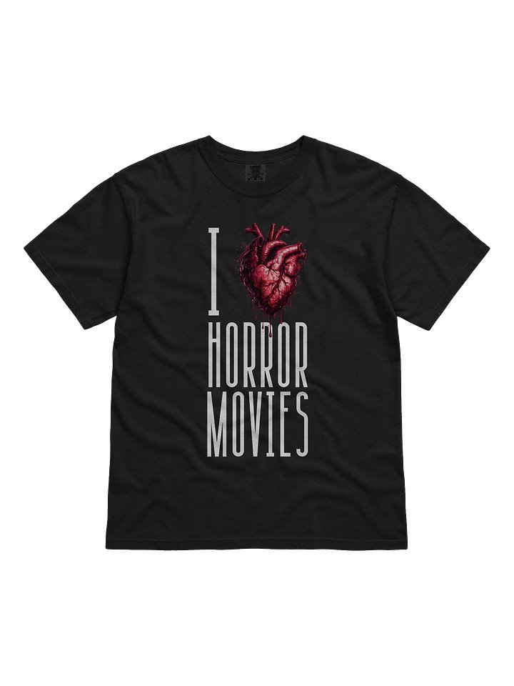 I Love Horror Movies (Heart) T-Shirt product image (1)