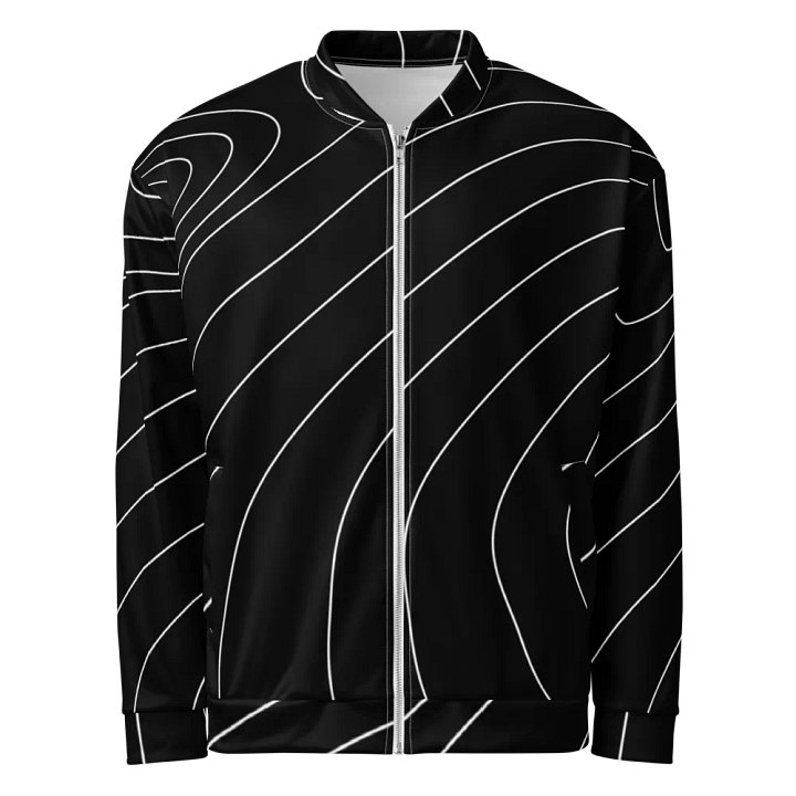 Topographic Threads Bomber Jacket product image (1)