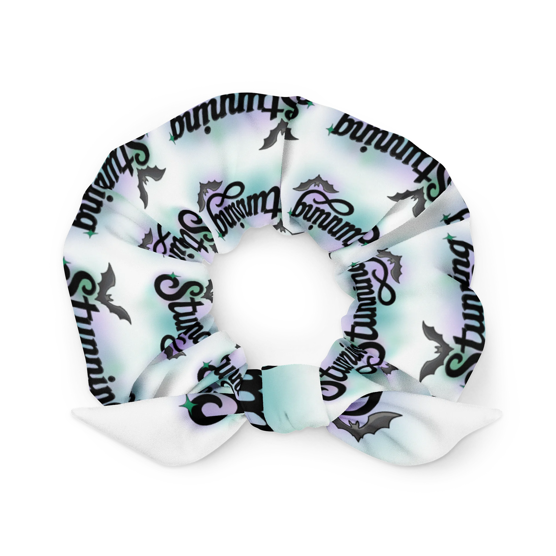 Stunning - Black Grid Scrunchie product image (1)