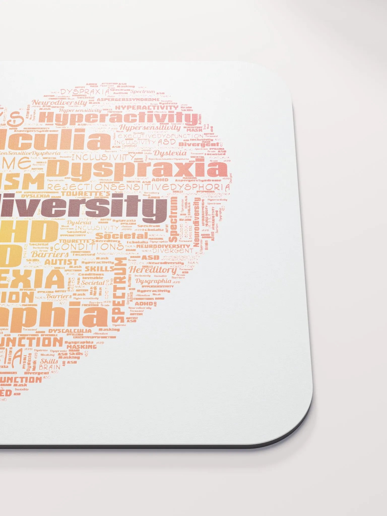 Neurodiversity Heart Mousepad product image (5)