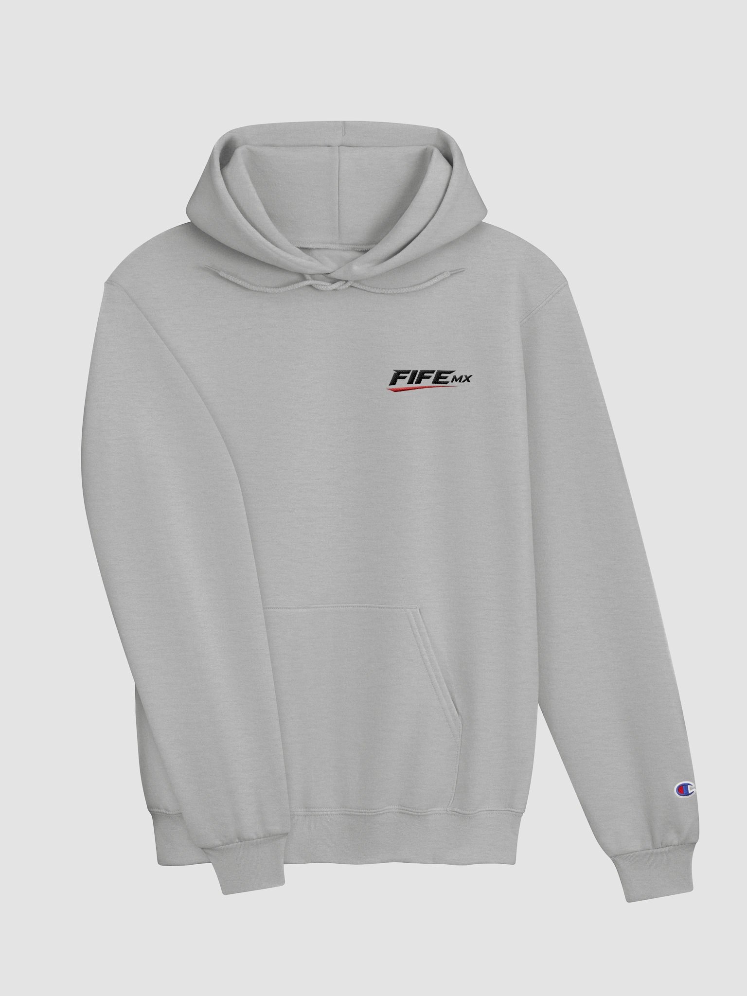 FifeMX Champion Hoodie (grey) – Embroidered Logo product image (3)