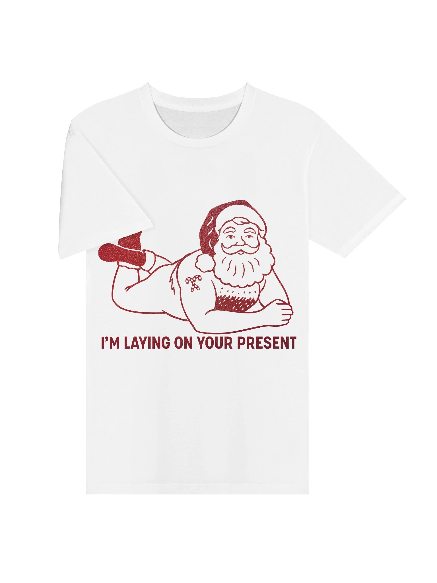 I'm Laying On Your Present Tee product image (3)