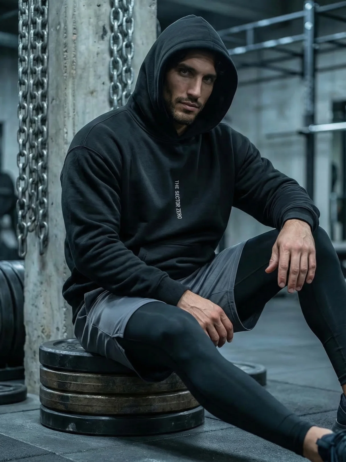 THE SECTOR ZERO™: 'DISCIPLINE' Heavyweight Drop Shoulder Hoodie product image (7)