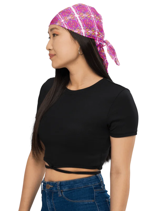 Mellow Magenta Bandana (White) product image (1)