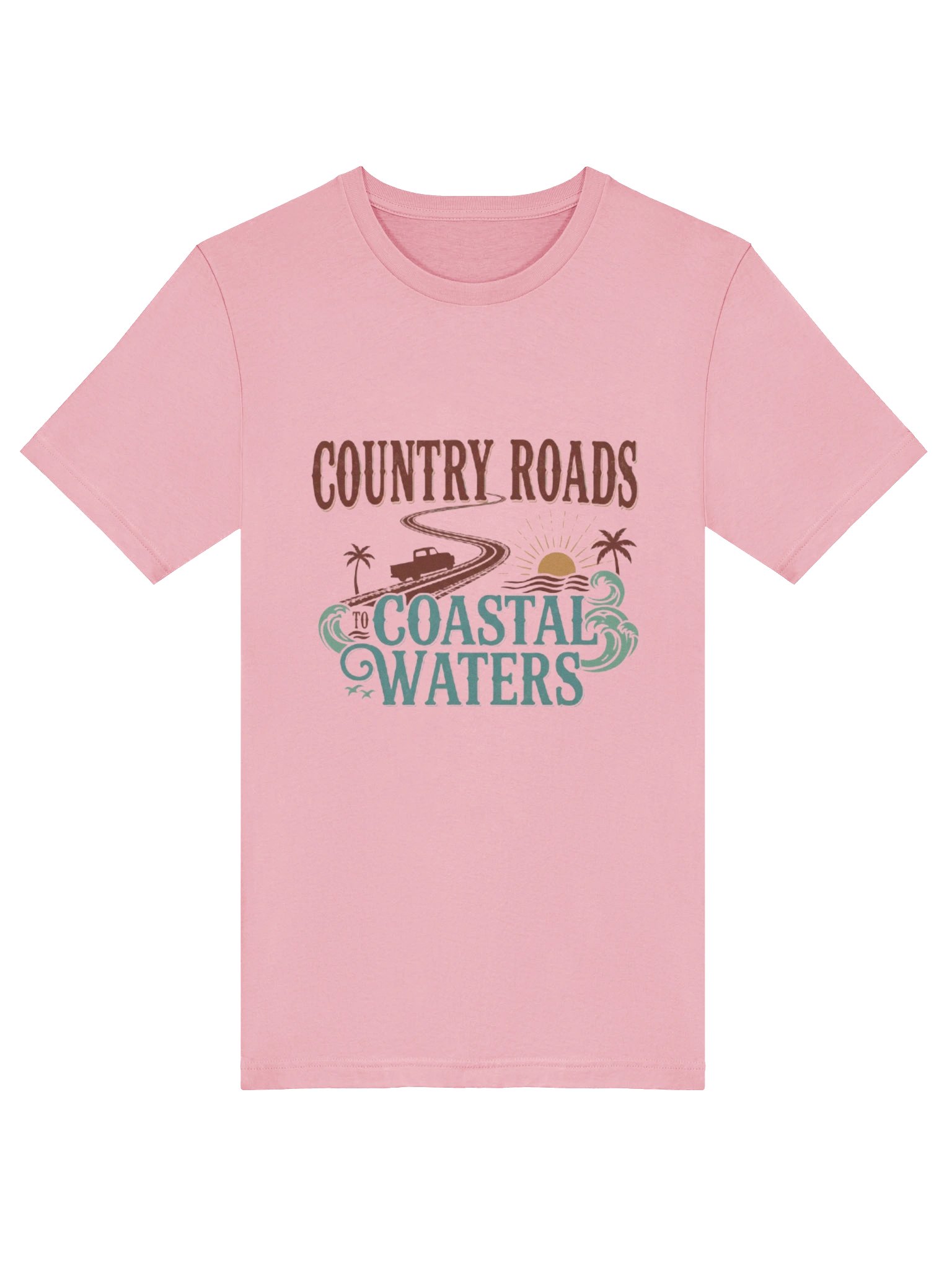 Country Roads To Coastal Waters Unisex T-Shirt product image (44)
