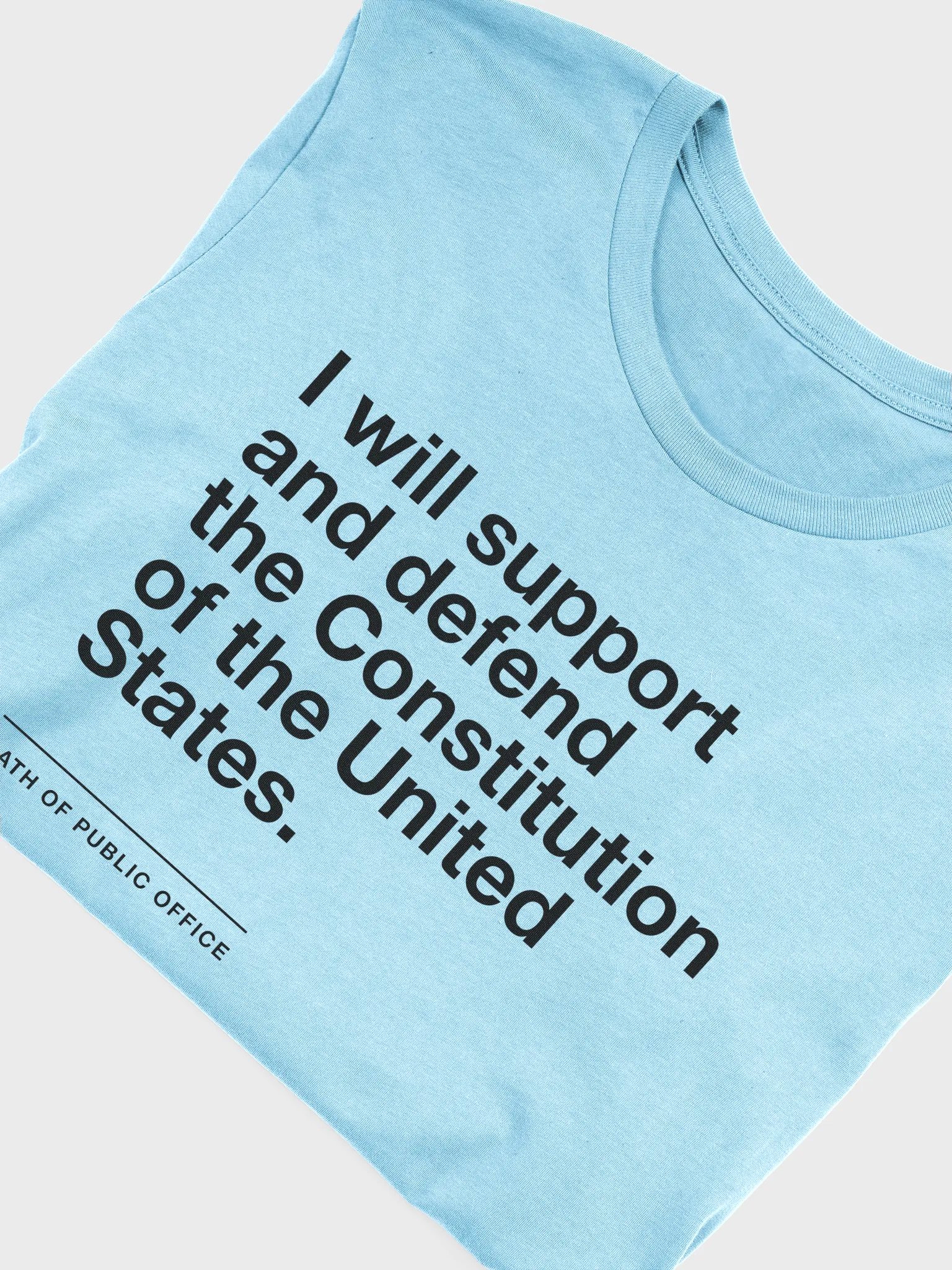 Oath of Public Office T-shirt (Black) product image (5)