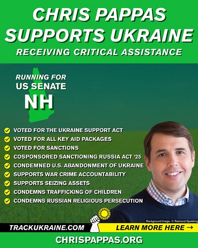 Chris Pappas is running in New Hampshire's Democratic Senate primary.

✅Voted for the Ukraine Support Act
✅Voted for all key ...