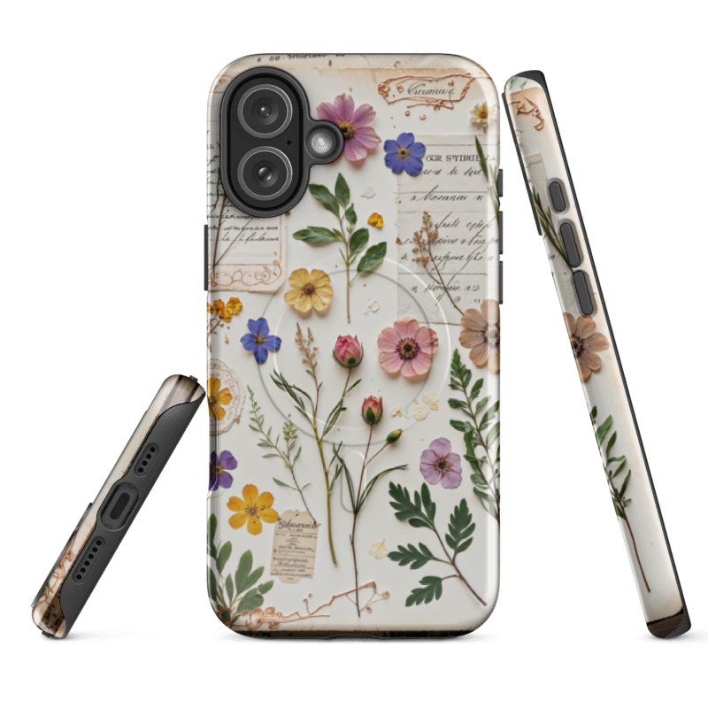 Vintage Botanical Journal Collage iPhone® Case Mag Safe product image (3)