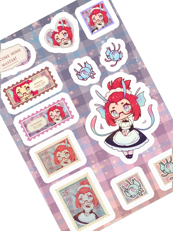 SpaceMaid - sticker sheet product image (1)