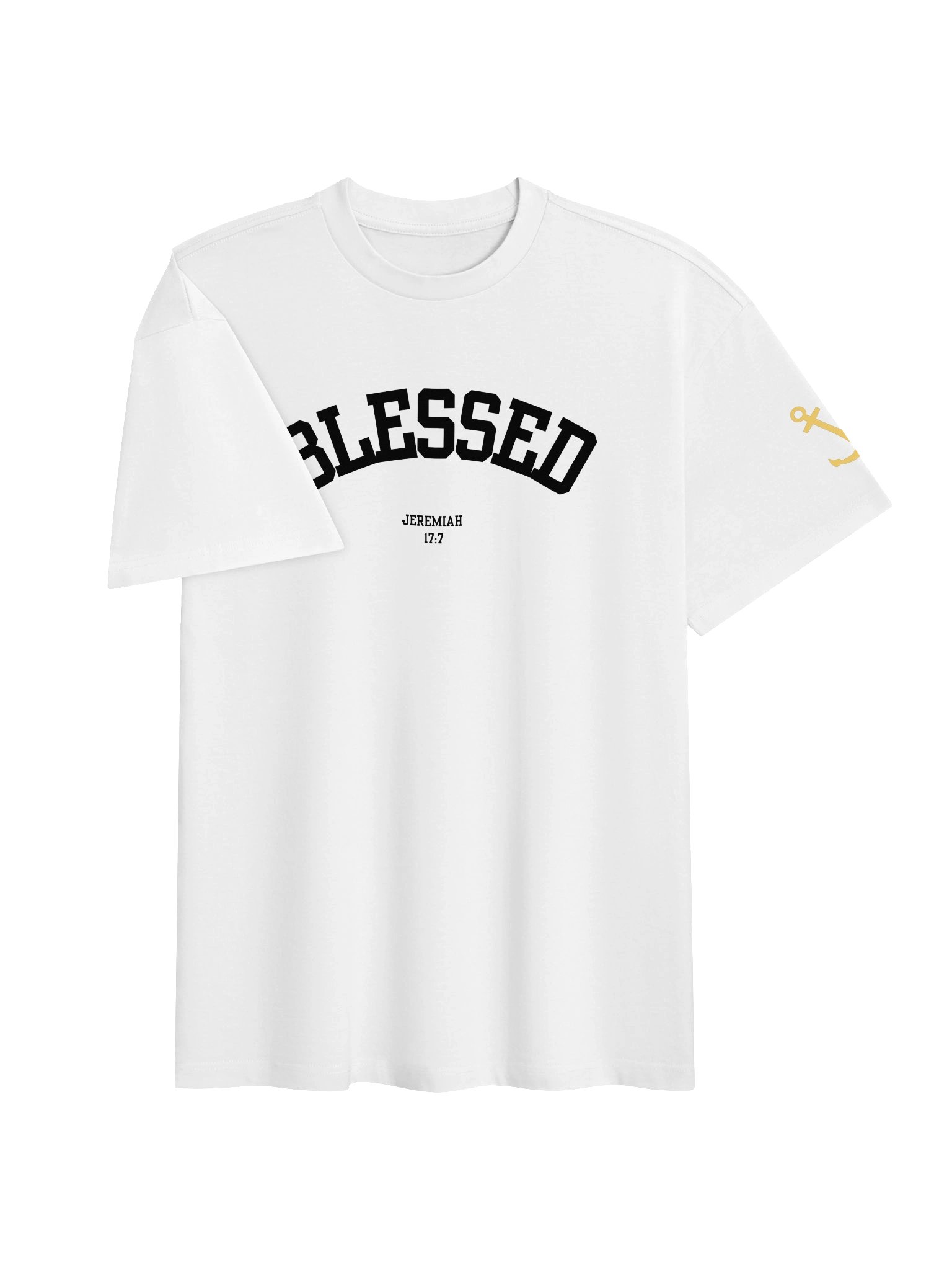 Blessed Boxy Tee (White) product image (3)