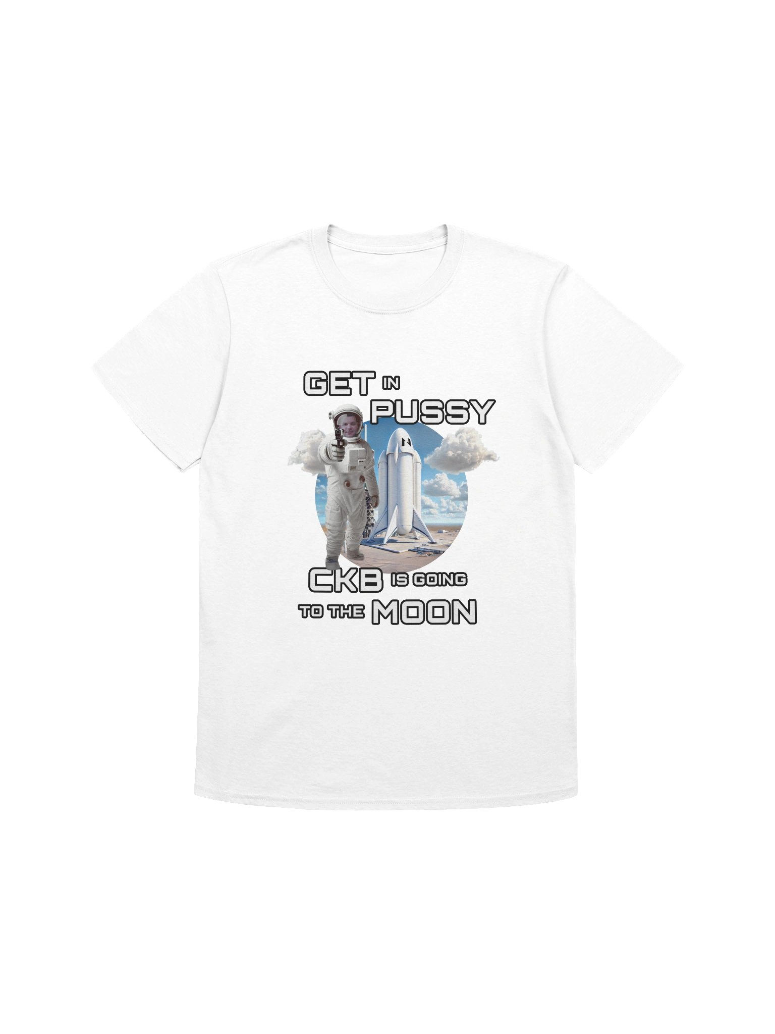 CKB is Going to the Moon T-Shirt White product image (1)