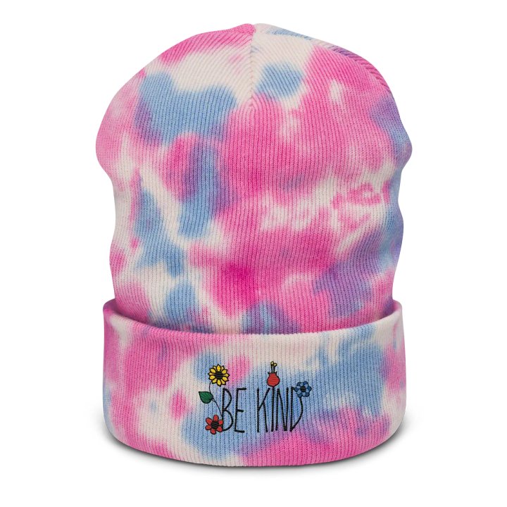 Be Kind Tie Dye Beanie product image (1)