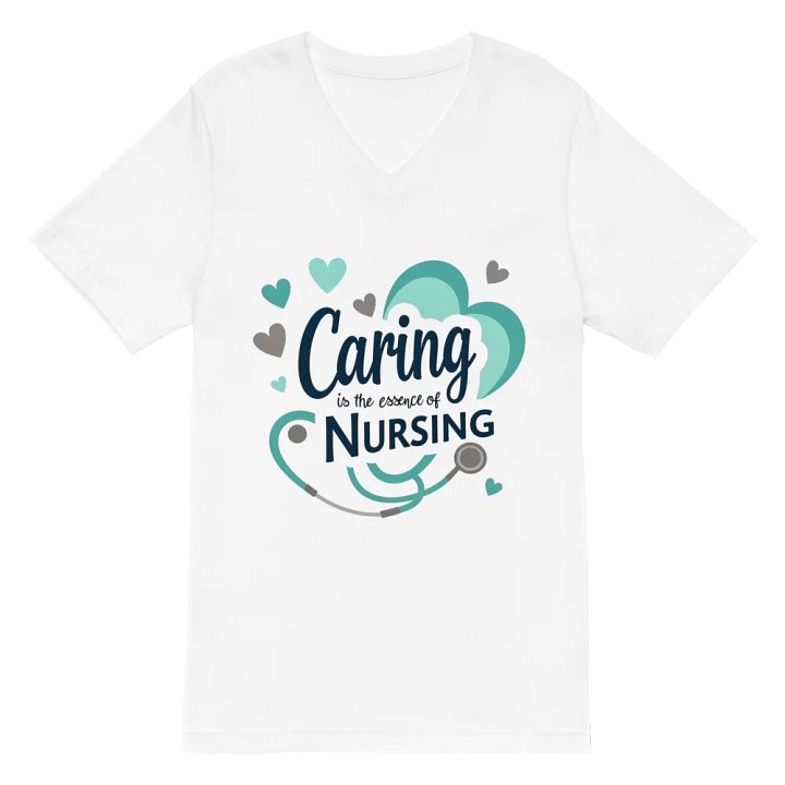 Caring is the Essence V-Neck Tee product image (2)