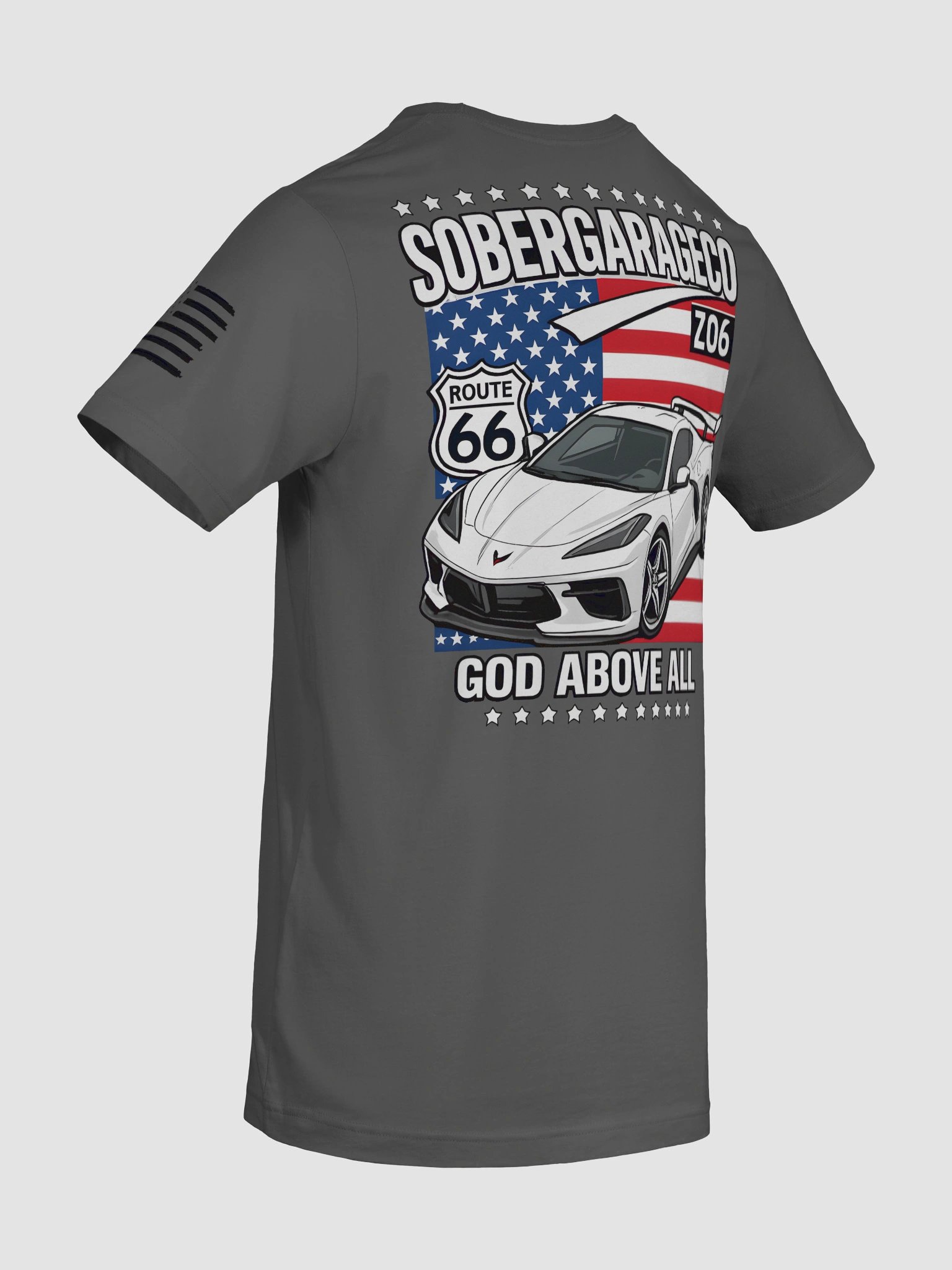 ZO7 C8 Corvette Sober Garage CO Stylized T-Shirt product image (91)