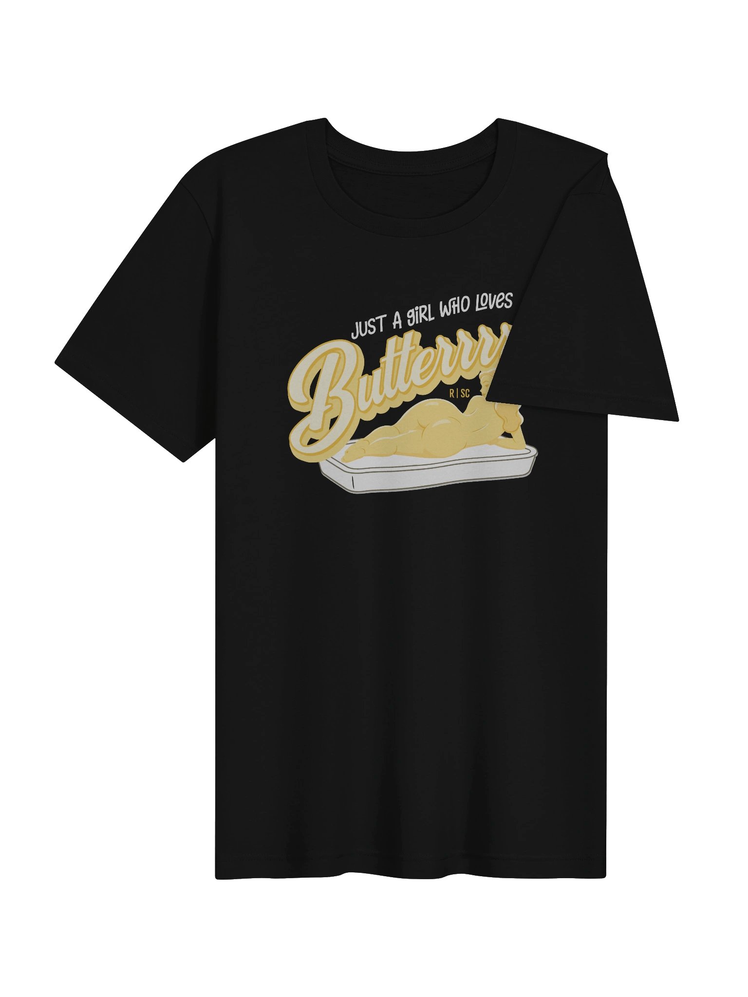 Just a Girl Who Loves Butterrrr T-Shirt product image (4)
