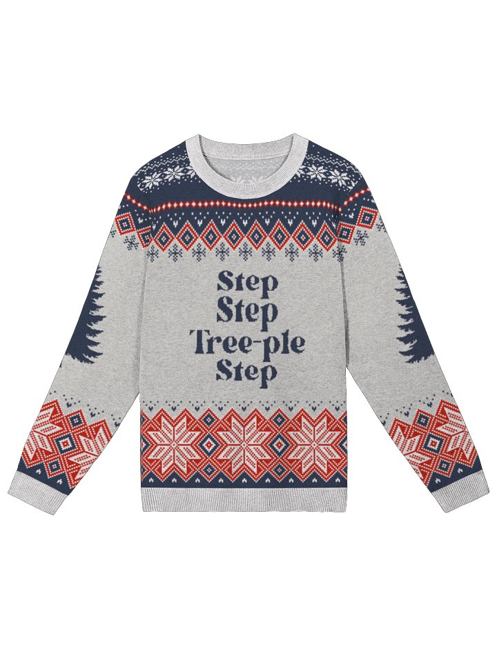Step Step Tree-ple Step Christmas Sweater product image (3)