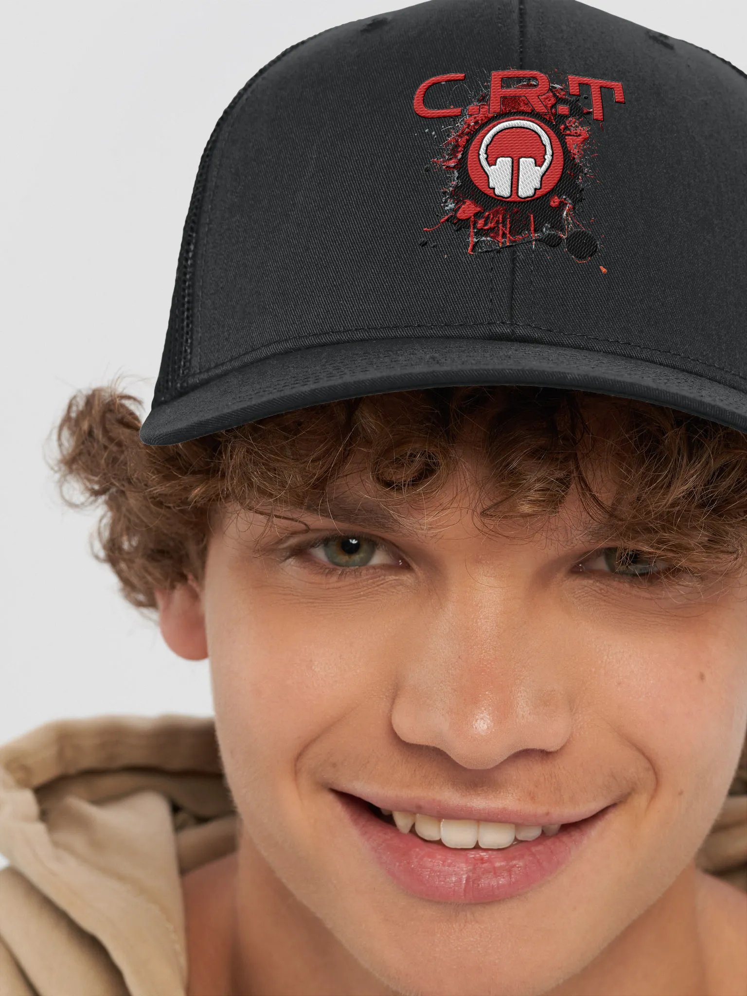 C.R.T Paint Splatter Richardson® Snapback trucker hat product image (8)