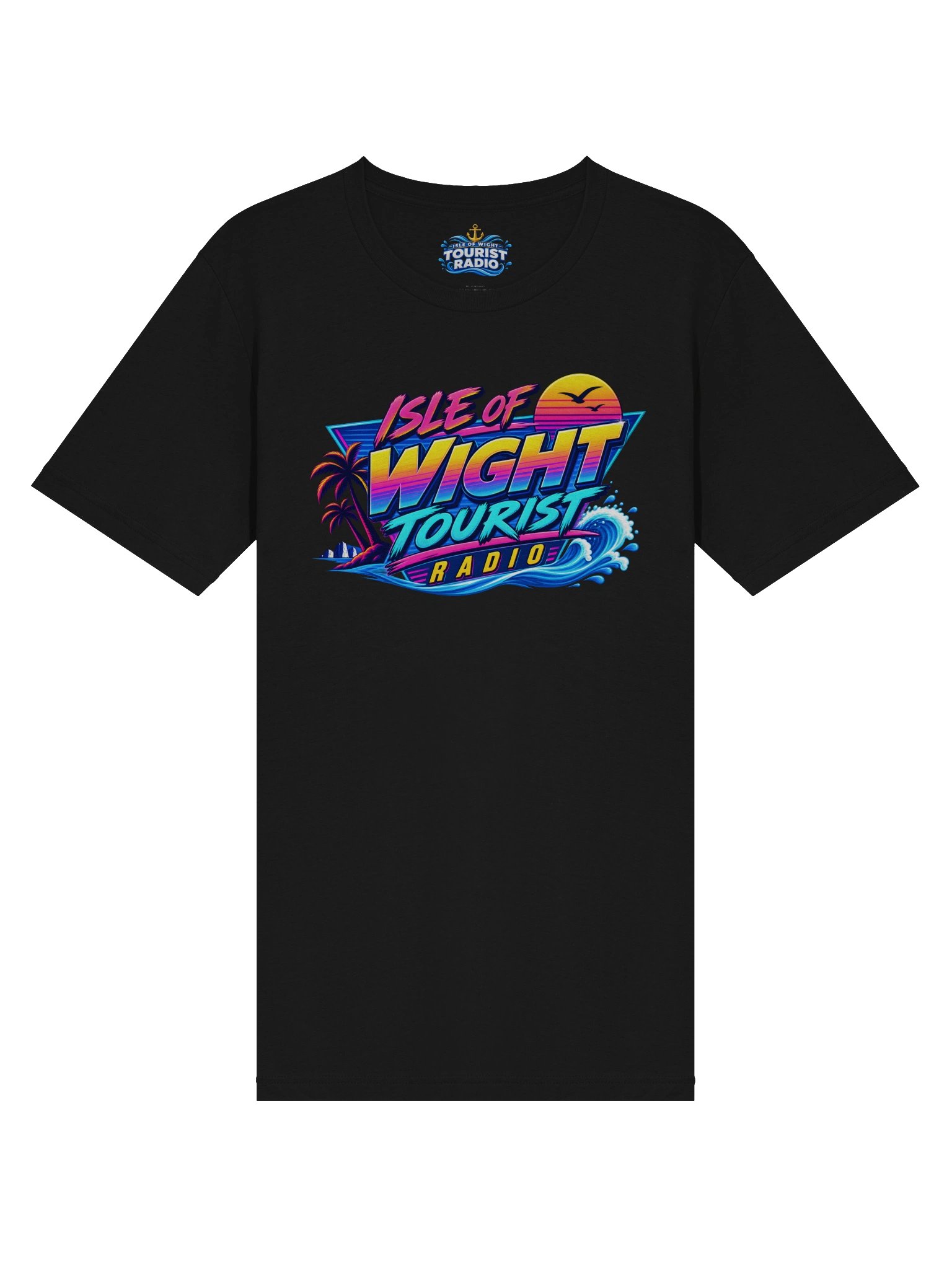 Isle of Wight Tourist Radio – Retro 80s T-Shirt product image (3)